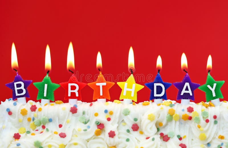 Colorful birthday candles stock image. Image of background 13321081