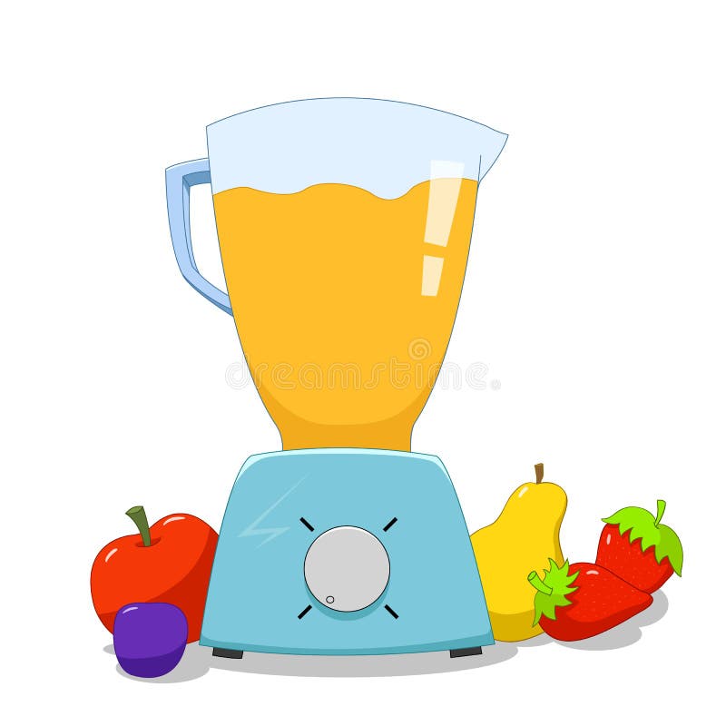 Cartoon juice blender Cut Out Stock Images & Pictures - Alamy