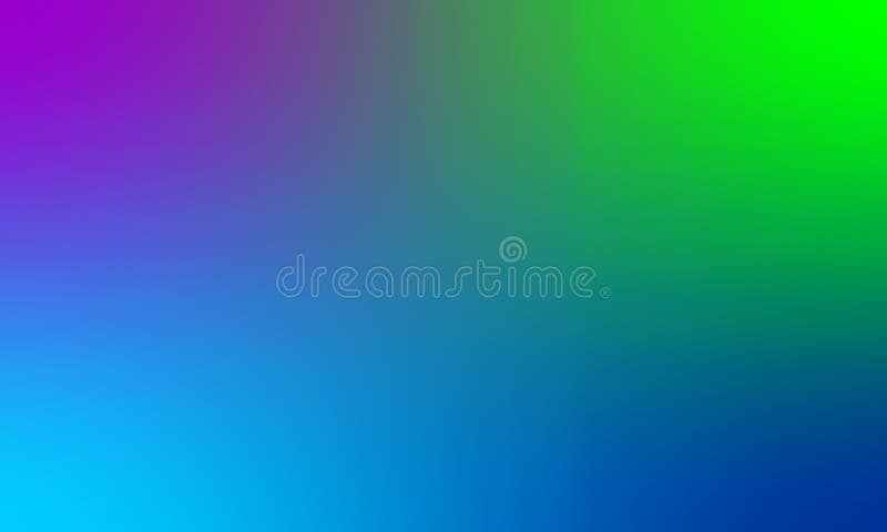 Abstract Blue Green Shaded blur texture background design colorful blurred shaded background vivid color illustration. stock illustration