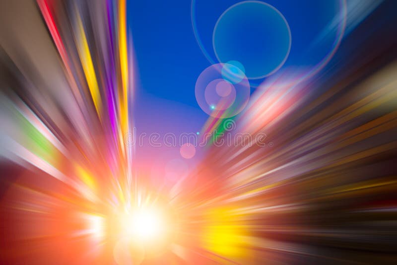 Colorful blur motion moving fast speed
