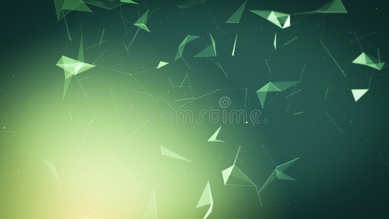 Colorful blurred abstract plexus particle effect background. Mess communication technology network background with moving lines royalty free stock photos