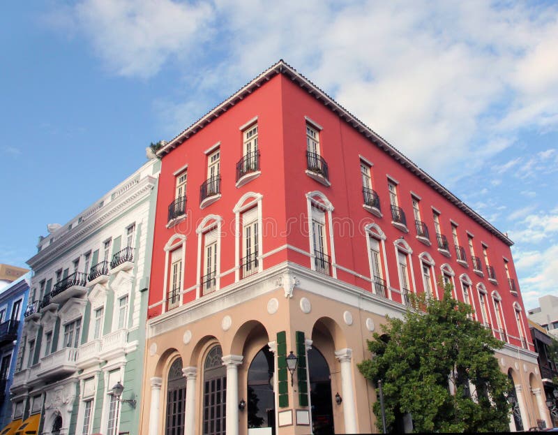 Colorful Building. stock image