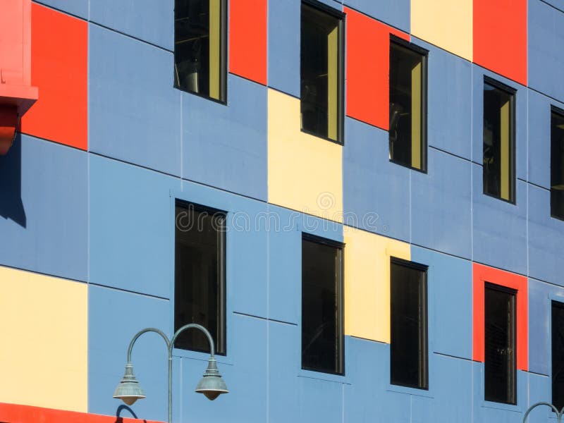 Colorful building stock photography