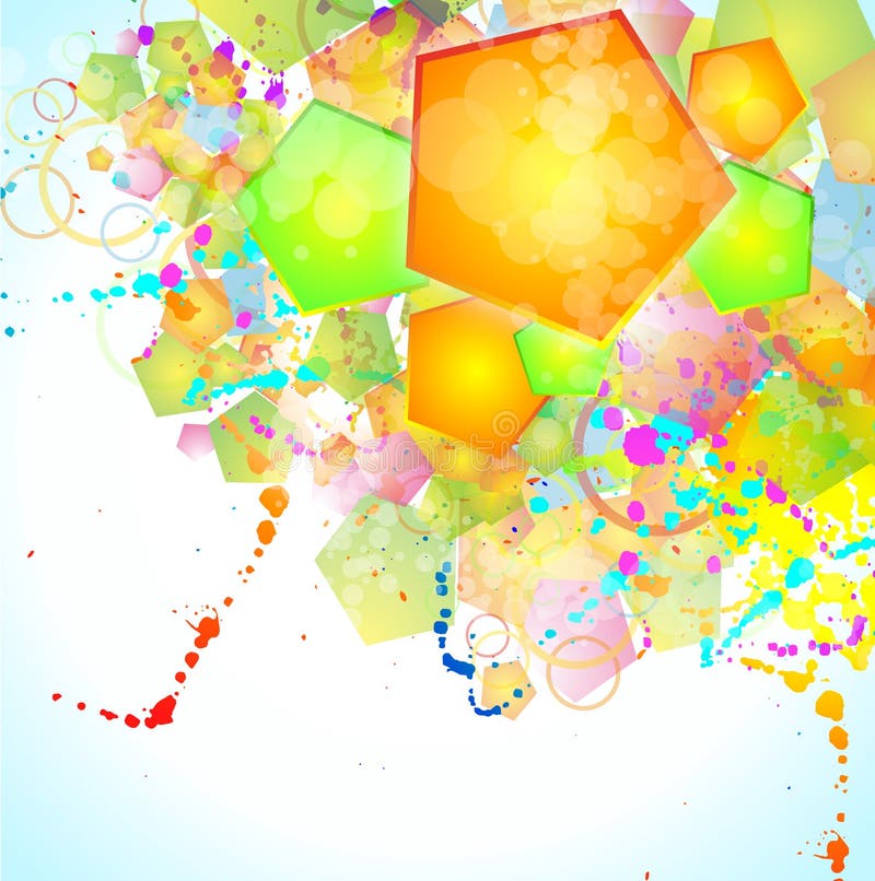 Colorful Business Background for Flyers royalty free illustration