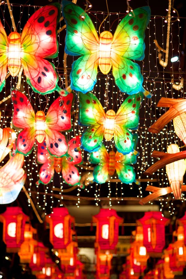 Beautiful red lanterns stock image. Image of decoration 39682373