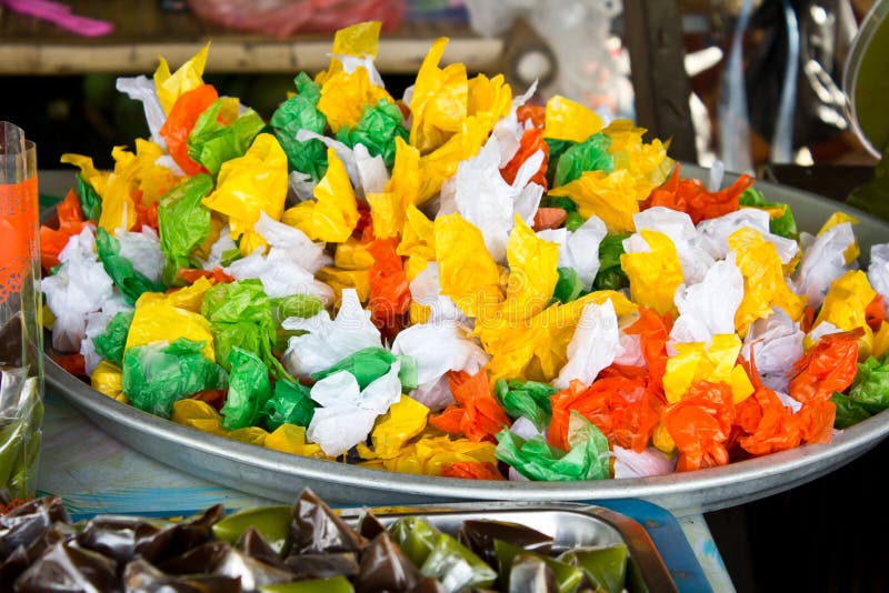 Thai colorful desserts stock photo. Image of tradition 34491768