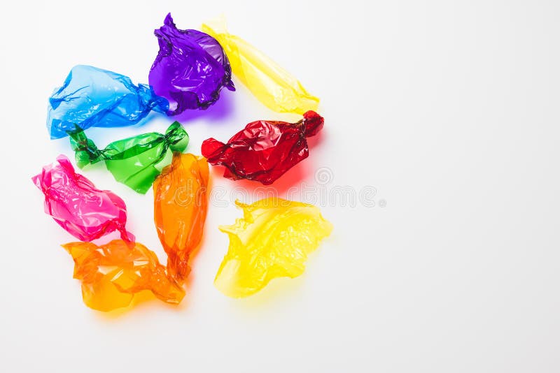 Food Wrappers Garbage White Background Stock Photos Free & Royalty