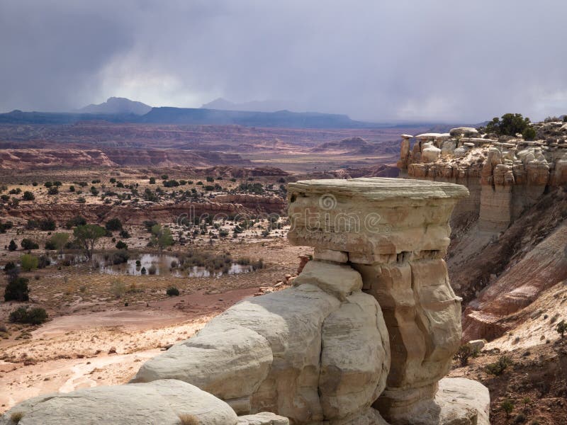 Colorful Canyon Walls at the San Rafael Swell in Utah