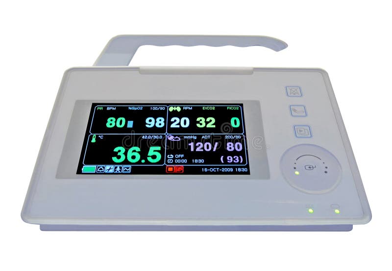 Colorful cardiovascular portable monitor, medical, stock photography Colorful cardiovascular portable monitor, medical, stock photography