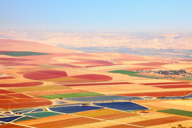 Colorful carpet of agriculture