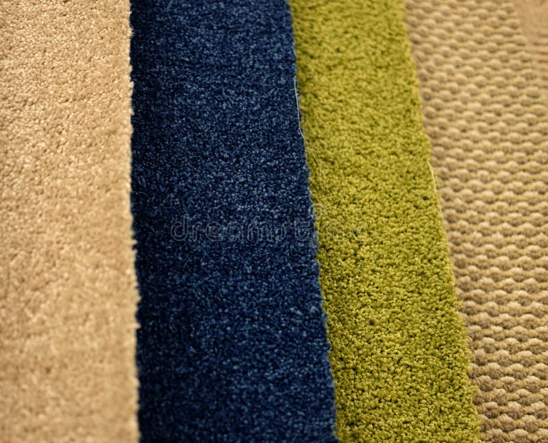 Colorful Carpet Samples On Exhibition For Retail Stock Photo Image of catalog, sell 152018034