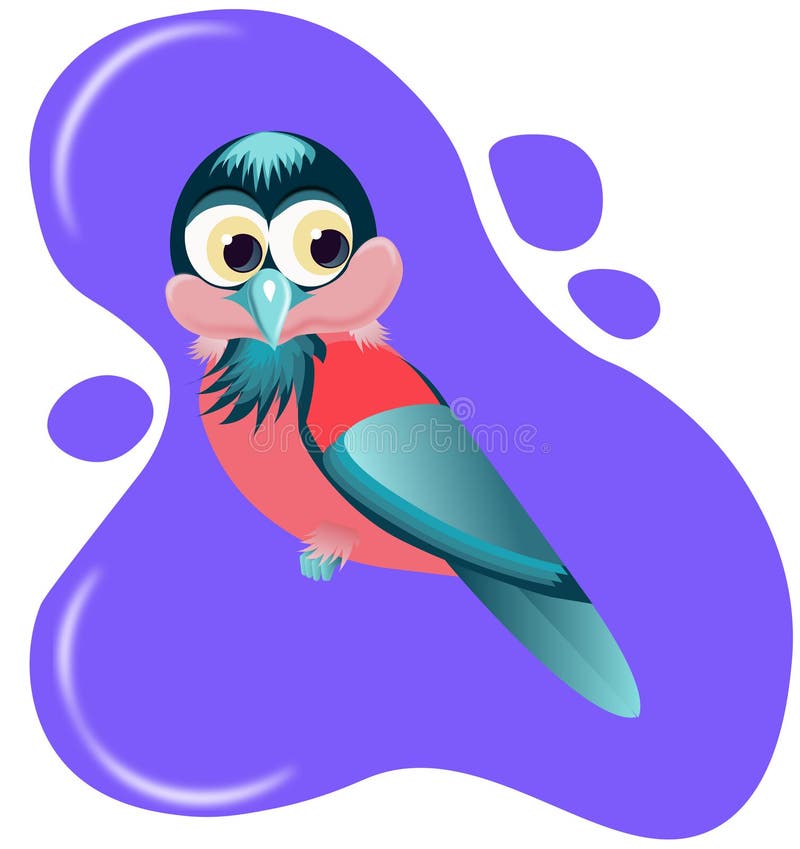 Colorful Cartoon Bird with Big Eyes Sitting Stock Illustration - Illustration of follow, fingers: 217964981 Colorful Cartoon Bird with Big Eyes Sitting Stock Illustration - Illustration of follow, fingers: 217964981