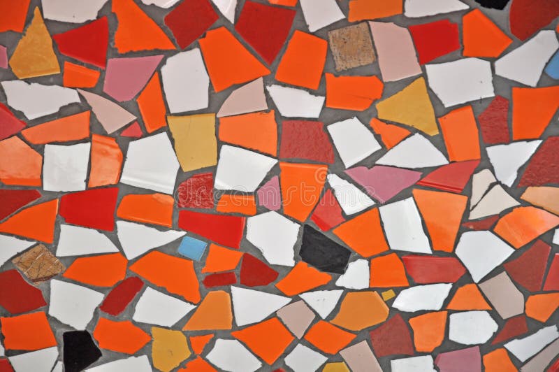 Colorful ceramic tile patterns background. royalty free illustration