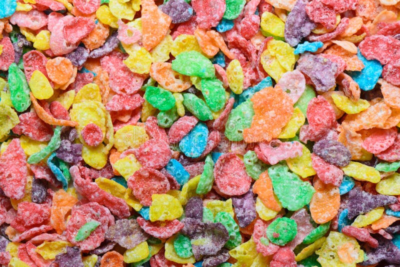 Colorful cereal