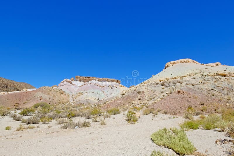 Colorful Cerro Siete Colores, Seven 7 Colors Mountain In The Andean