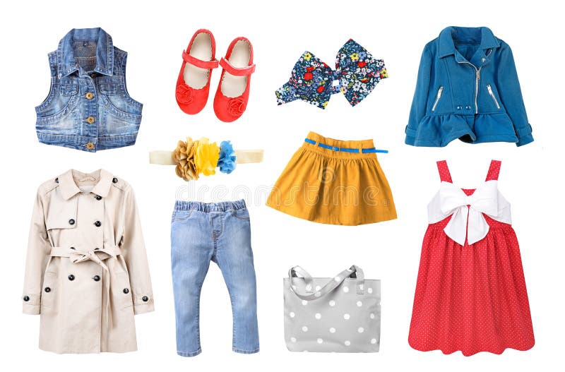 Toddler clothes hanging stock image. Image of garments - 1474953