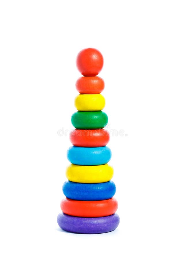 Colorful child pyramid