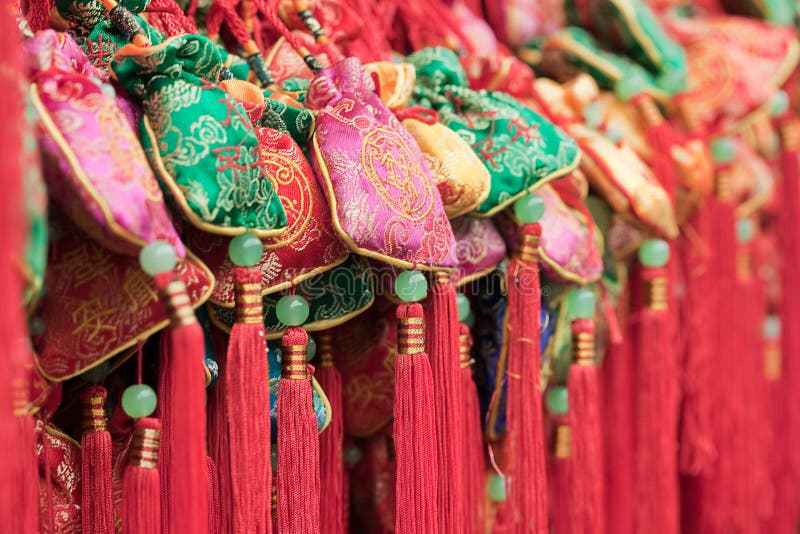 Colorful Chinese Arts & Crafts Stock Photo - Image of market, objects ...