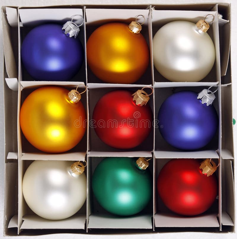 Colorful Christmas balls