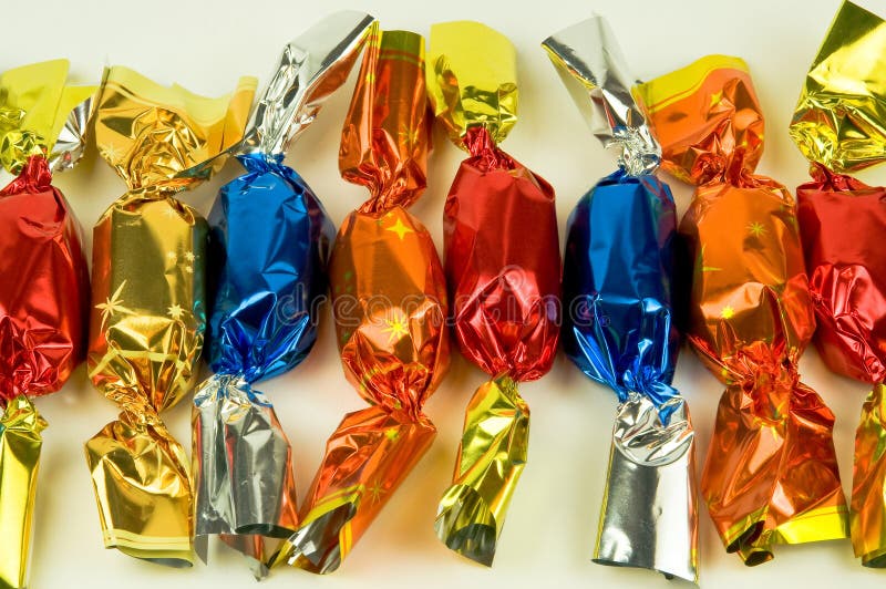 Colorful Christmas candies