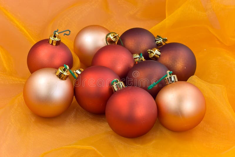 Colorful Christmas Decoration with Balls Stock Image - Image of ...