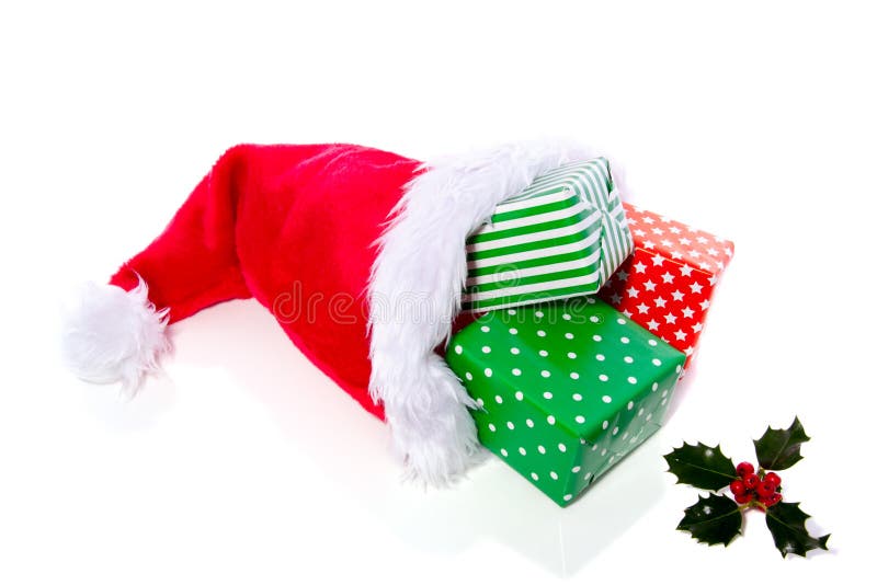 Colorful christmas present