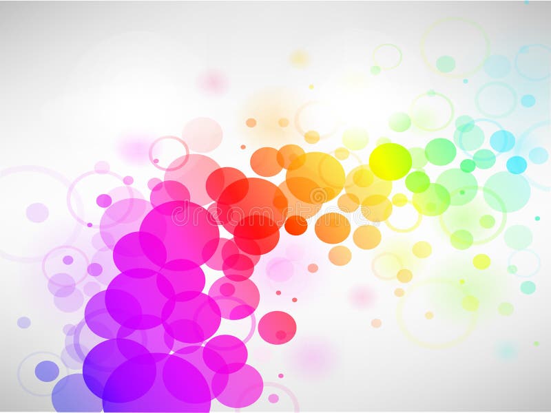 Colorful Circle Abstract Background