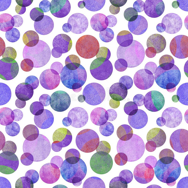 Colorful circle purple seamless pattern vector illustration Colorful circle purple seamless pattern vector illustration
