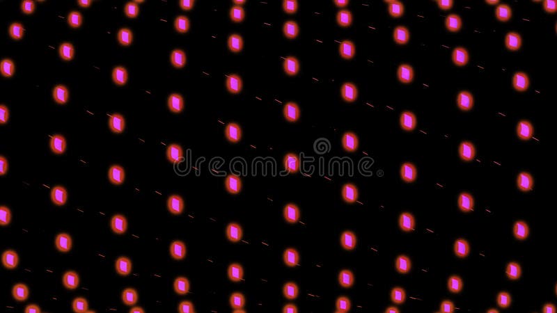 Cercuri colorate care se rotesc continuu în linii curbate fără sudură. proiectare. cercuri roz colorate rotind în vector illustration