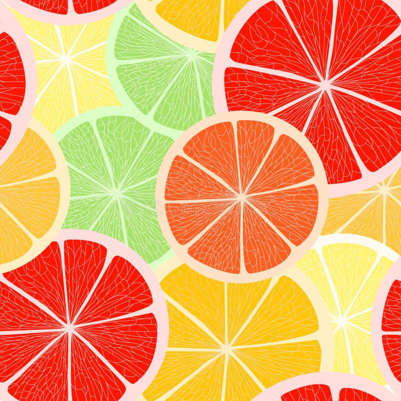 Colorful citrus background