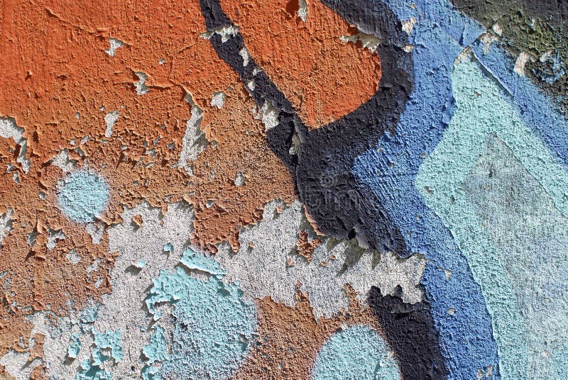 Colorful Close Up Plaster Wall Texture for Backgrounds and Interesting