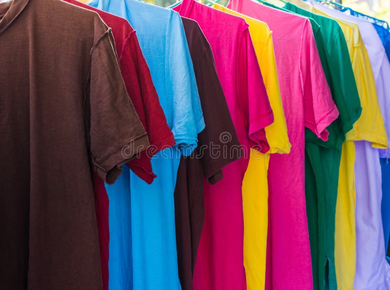 Clothes Drying on Clothesline Stock Image - Image of bright, cord: 4827399