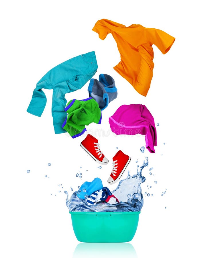 https://thumbs.dreamstime.com/b/colorful-clothes-flying-out-blue-wash-bowl-white-background-colorful-clothes-flying-out-blue-wash-bowl-white-101745597.jpg