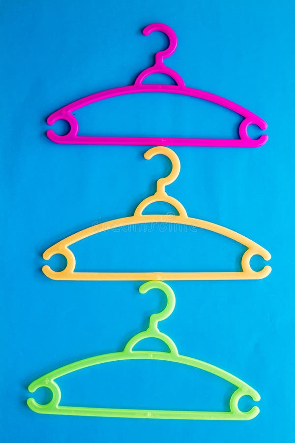 Colorful Clothes Hanger royalty free stock photo