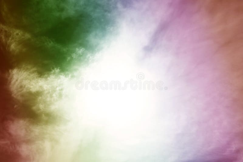 Colorful clouds stock image