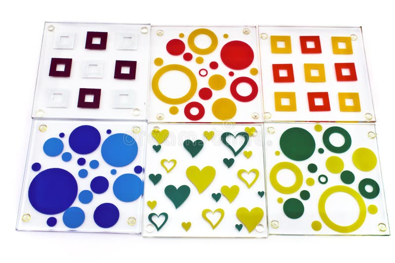 Colorful Coasters for Glass Stock Image Image of brewery, utensil
