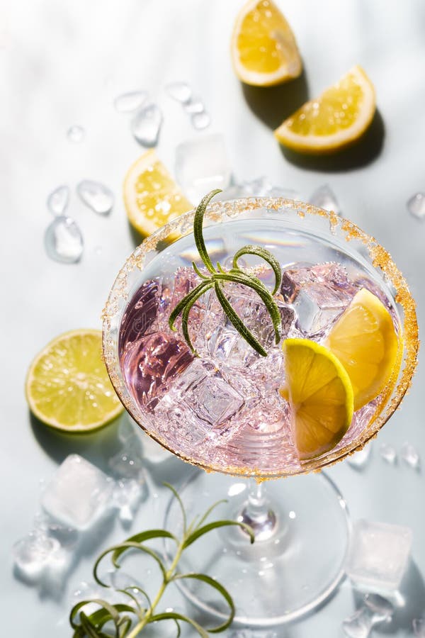 Colorful Cocktails on the Bar Table in Restaurant. Stock Image Image