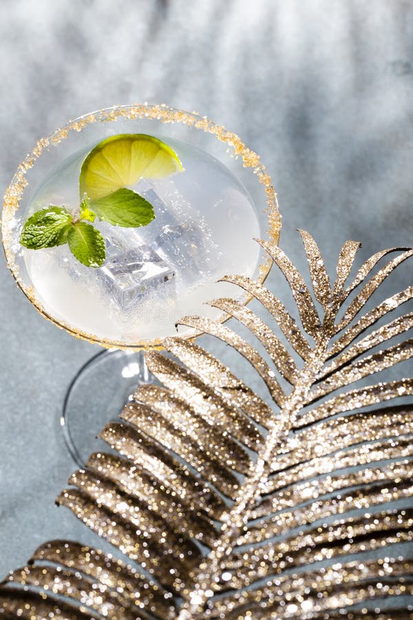 Colorful Cocktails on the Bar Table in Restaurant Stock Image Image