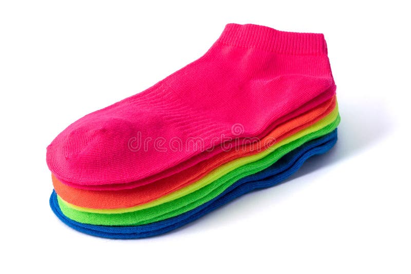 Colorful collection of socks