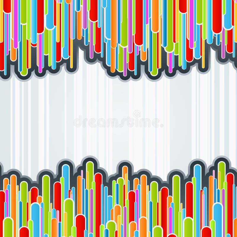 Colorful columns background