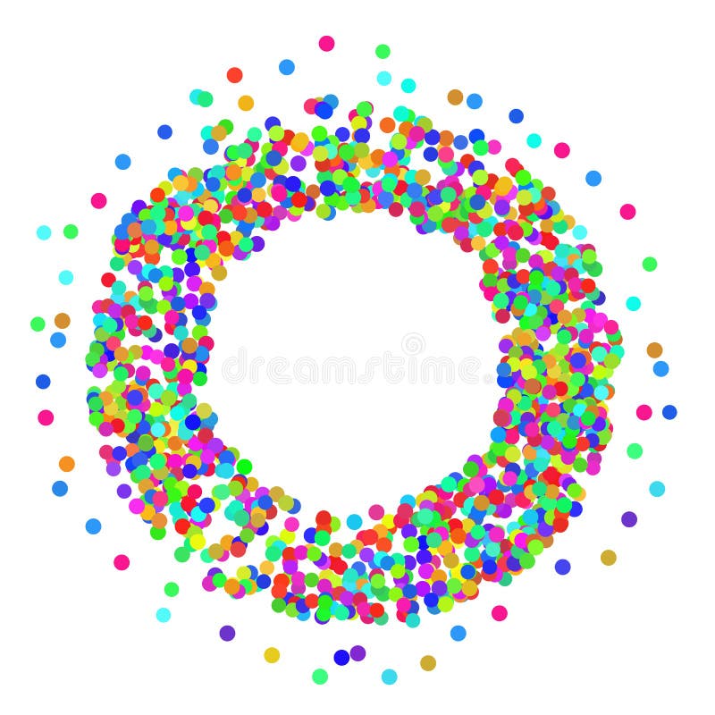 Colorful Confetti Stock Vector Illustration Of Element 53844364