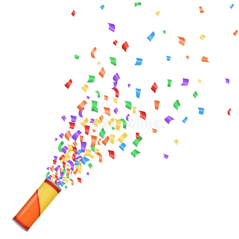 Взрыв конфетти рисунок