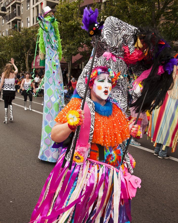 Sun Performer in Parade Ensemble Editorial Stock Photo Image of