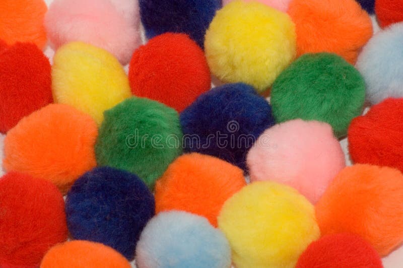 Colorful Cotton Balls Stock Photo 59625835