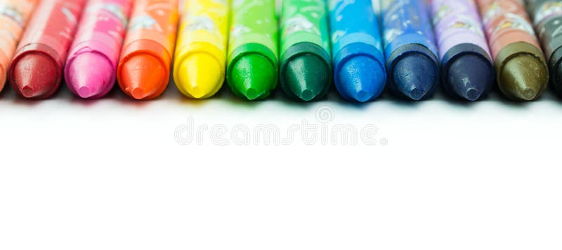 Colorful crayon stock images Colorful crayon stock images