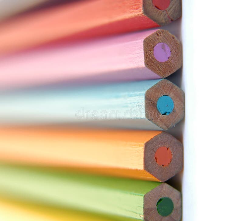 Download Colorful crayons stock image. Image of closeup, blue, school - 168145