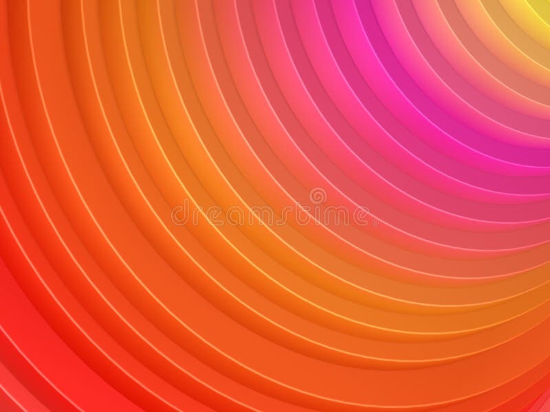 Colorful curve of cylinder