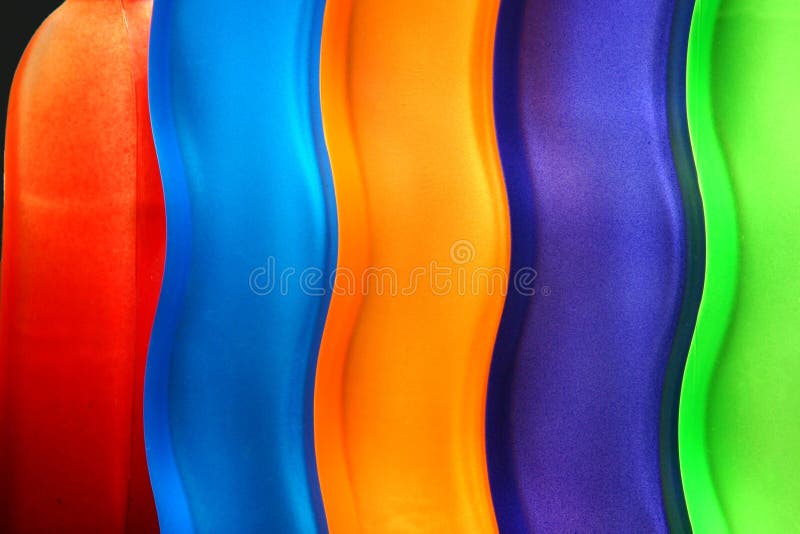Blue And Orange Vases With Flowers Stock Photo Image of happy, colors