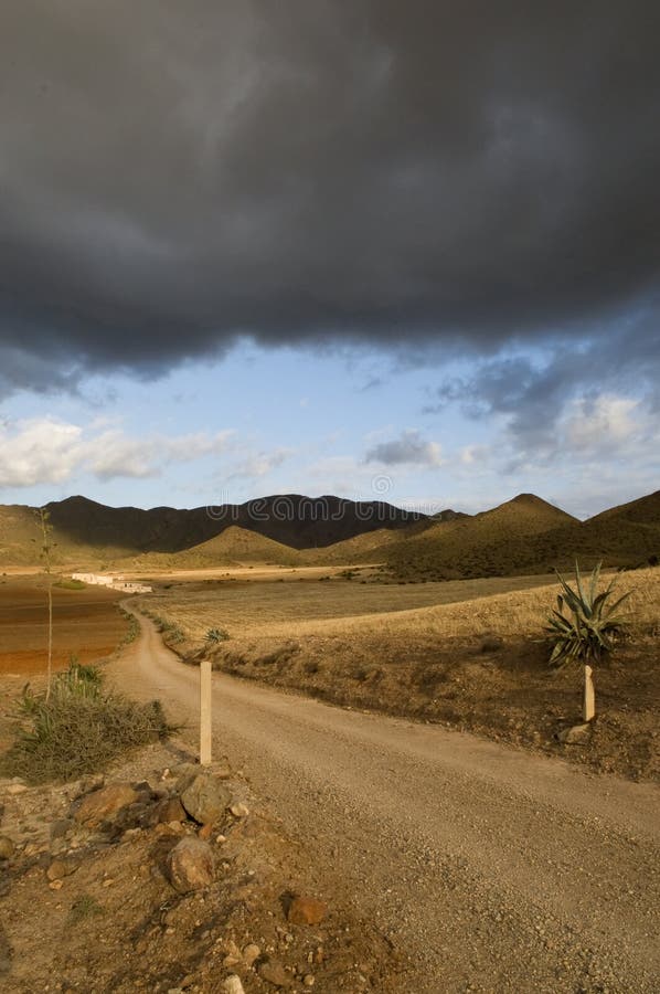 Colorful desert