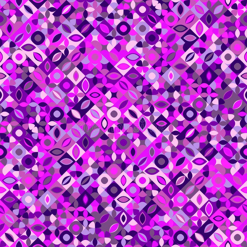 Seamless colorful diagonal geometrical pattern background design. Colorful diagonal curved shape pattern background - abstract vector graphic design